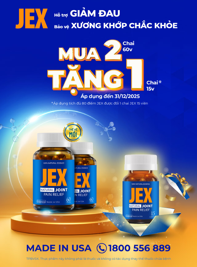 Chương trình JEX mua 2 tặng 1 MB