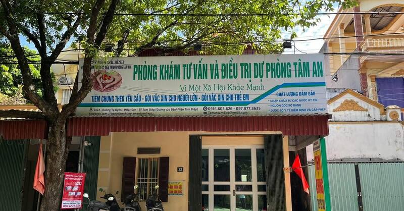 phòng tiêm chủng tâm an tam điệp