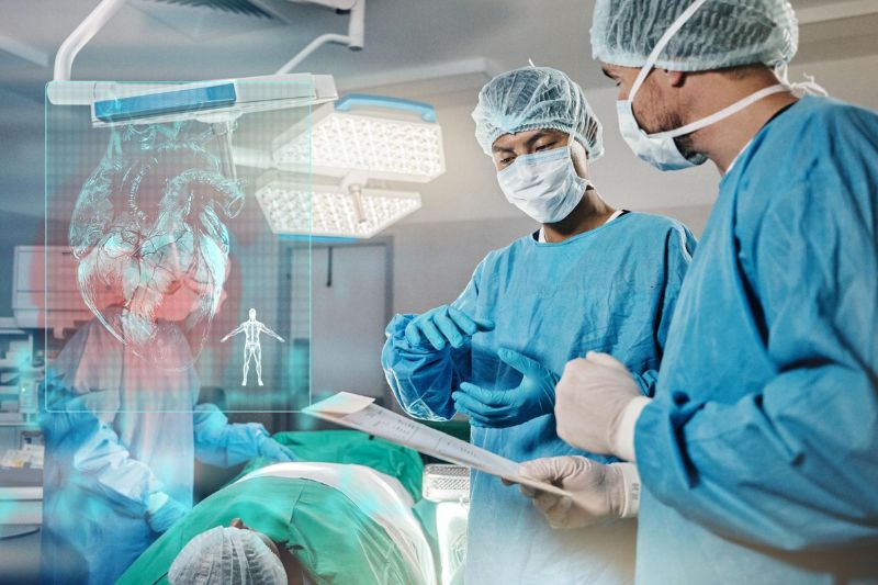 thay van 2 lá mổ hở truyền thống