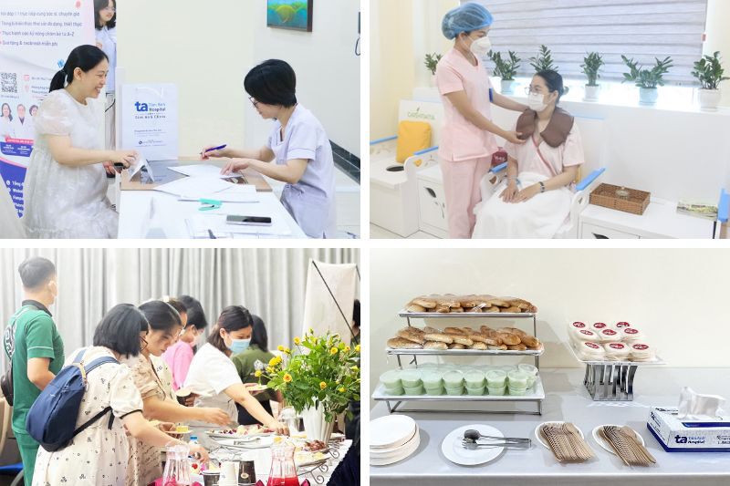 tiện ích đi kèm hỗ trợ sản phụ