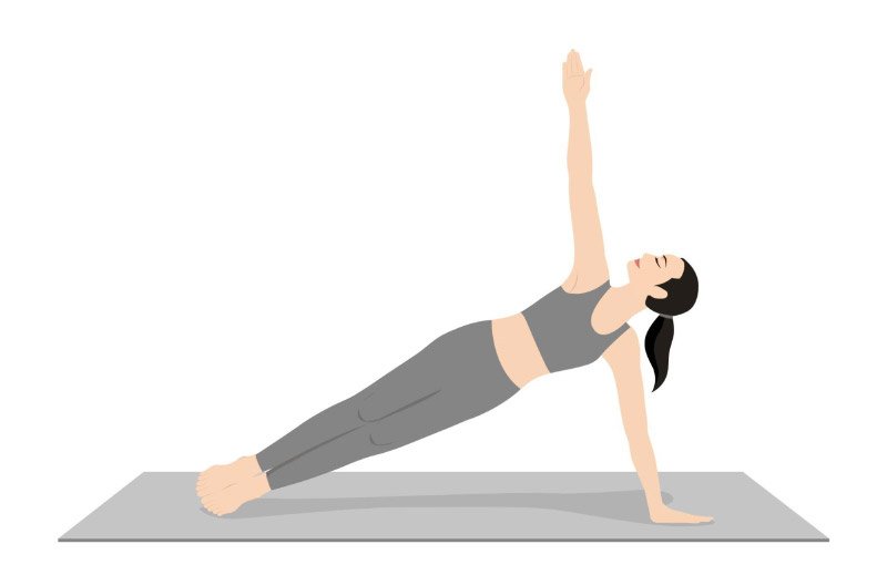 Tư thế Plan nghiêng trên cẳng tay
