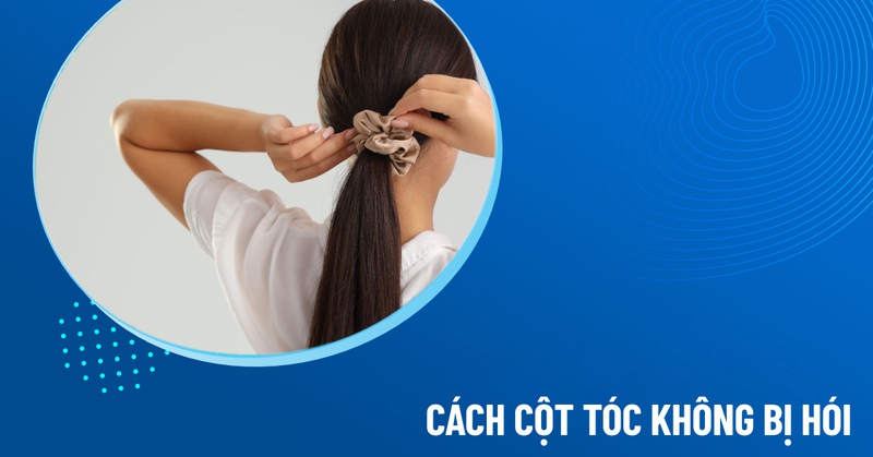 cách cột tóc không bị hói