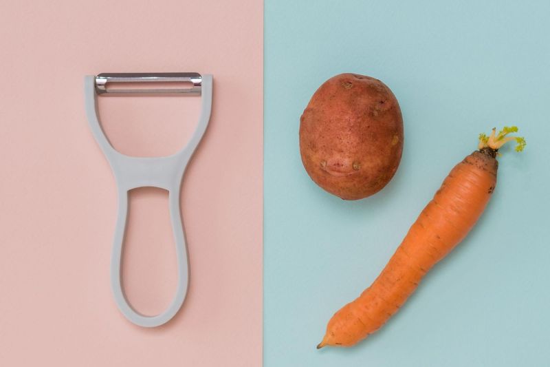 khoai tây và cà rốt trị nám
