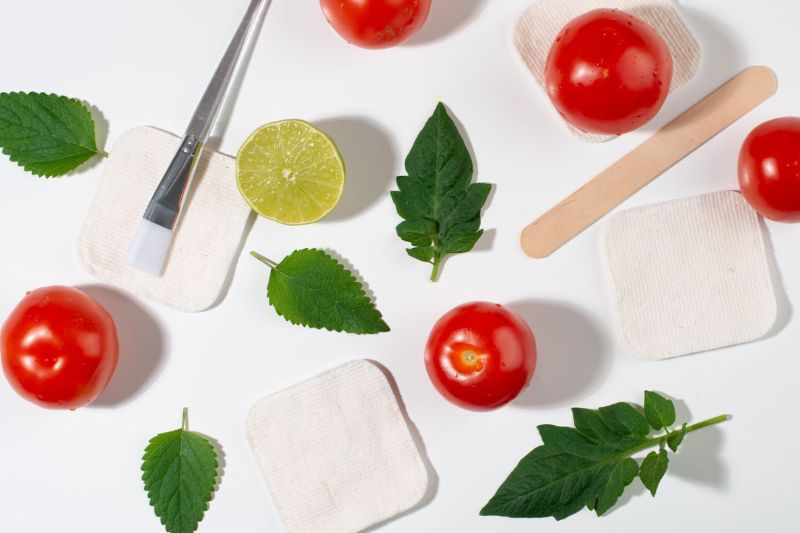 cà chua kết hợp với chanh trị nám