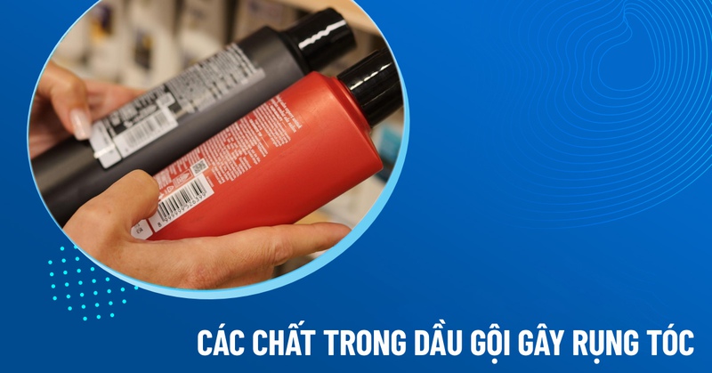 dầu gội gây rụng tóc