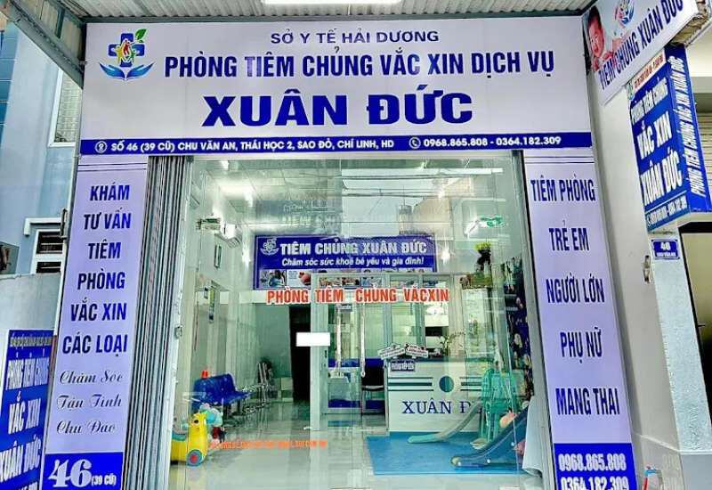 phòng tiêm chủng vắc xin xuân đức