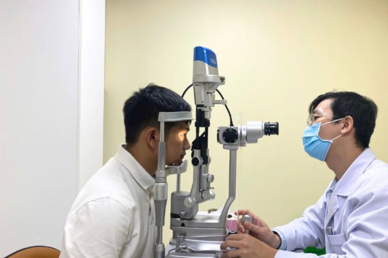 Đo mắt tại Trung tâm Mắt công nghệ cao Tâm Anh - Ảnh: BVĐK Tâm Anh.