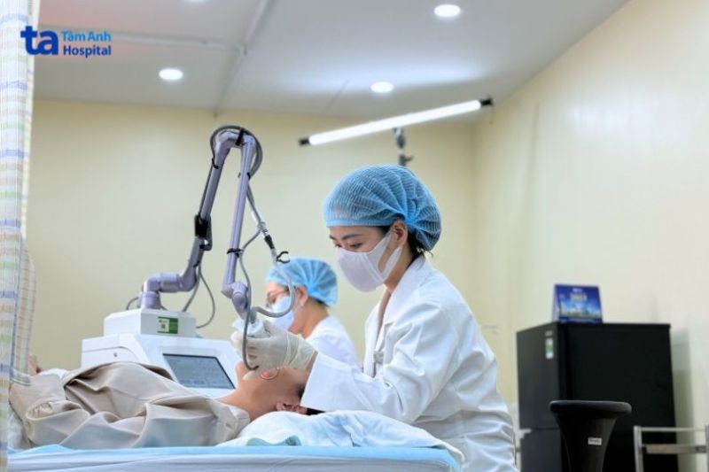 điều trị tàn nhang tại bệnh viện tâm anh