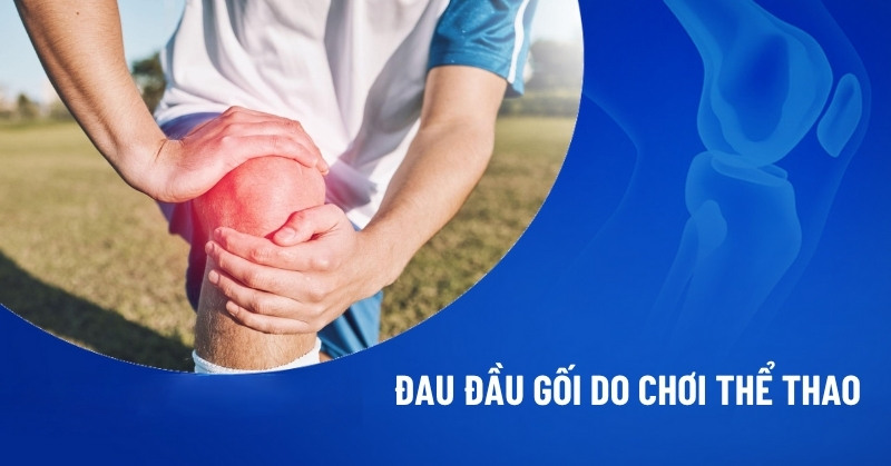 Đau đầu gối do chơi thể thao