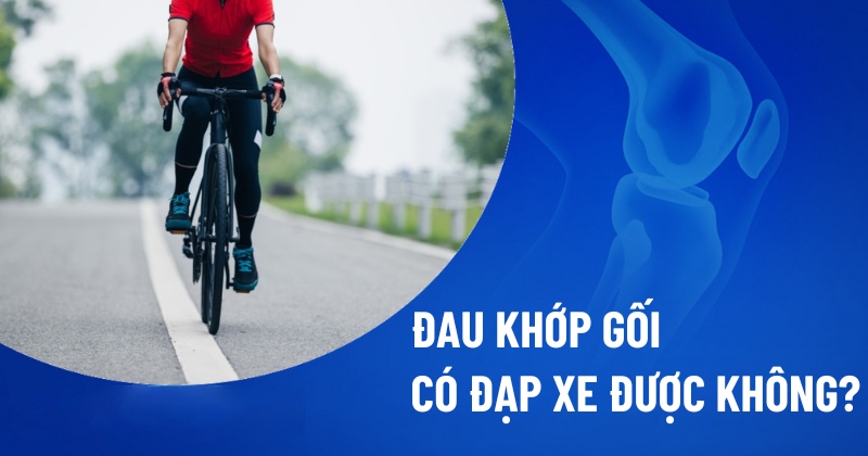 Đau khớp gối có đạp xe được không
