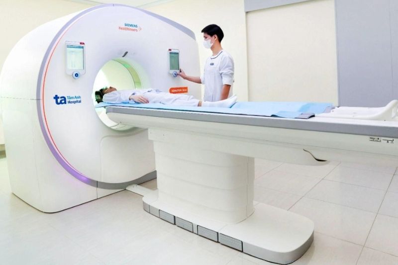 chụp cắt lớp CT Scan ngực chẩn đoán bệnh tim ở tâm anh
