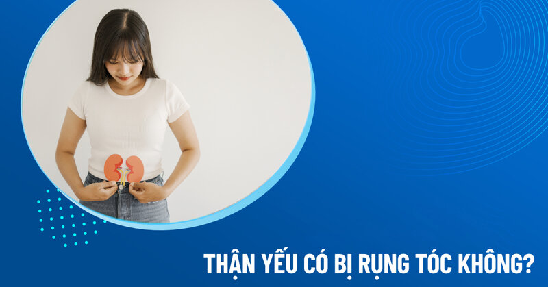 thận yếu gây rụng tóc