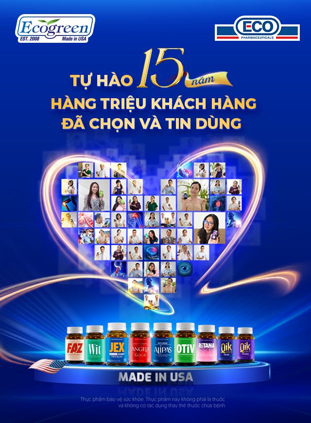 Tự hào 15 năm cùng ECO Pharma