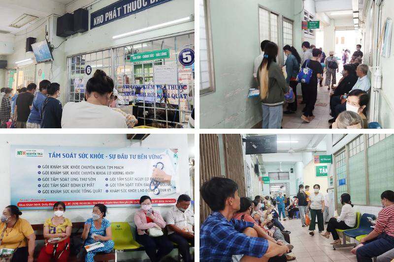 bệnh nhân đến khám chữa