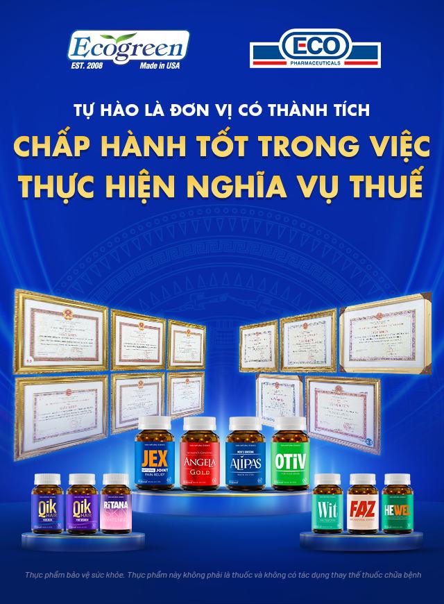 ECO Pharma chấp hành tốt nghĩa vụ thuế