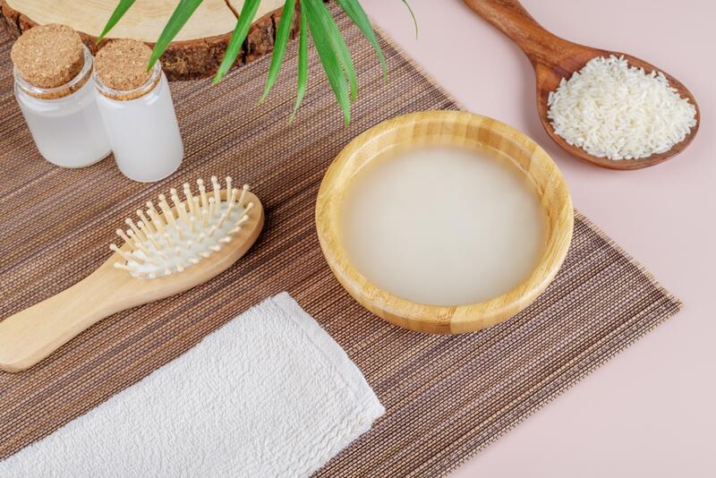 gạo và nước vo gạo