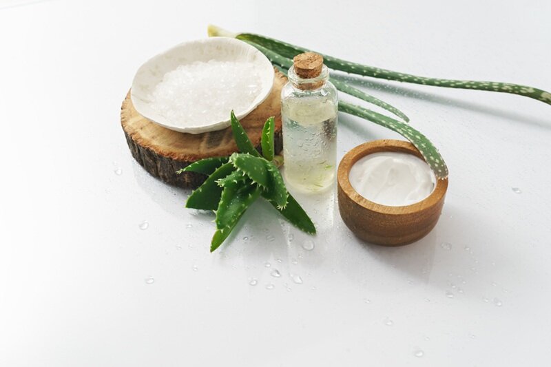 kết hợp nha đam với muối