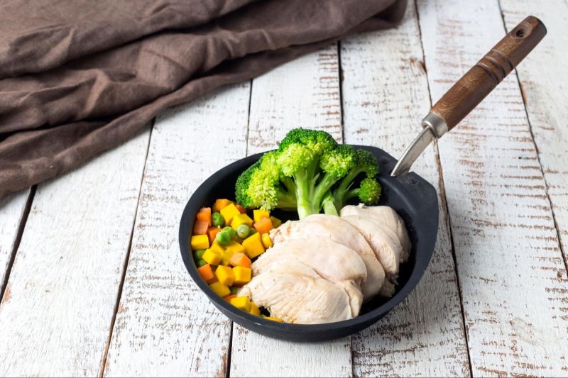 men gan tăng có nên ăn da gà