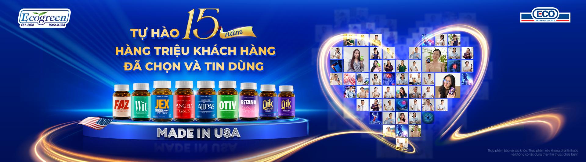 Tự hào 15 năm cùng ECO Pharma