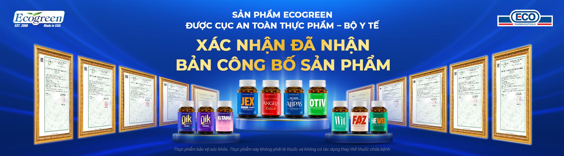 Xác nhận công bố sản phẩm ECO