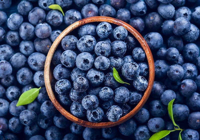 blueberry giúp chống oxy hóa, bảo vệ mạch máu