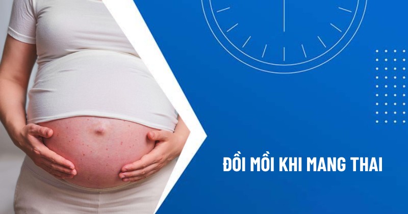 đồi mồi khi mang thai