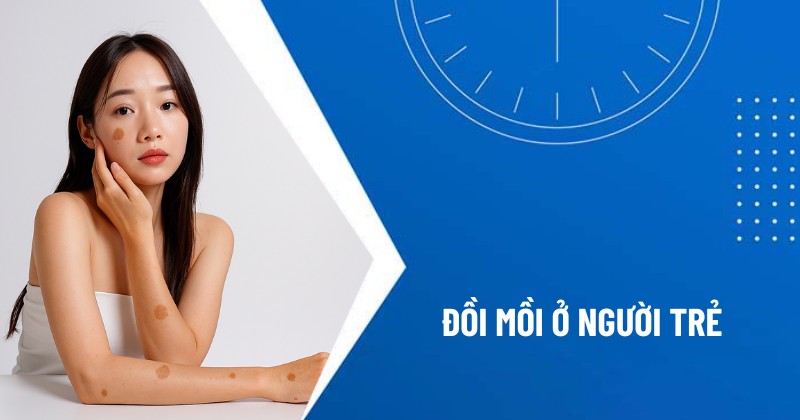 đồi mồi ở người trẻ