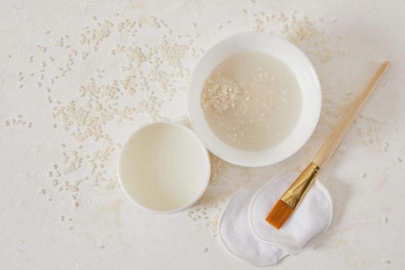 nước vo gạo phù hợp cho người nám nhẹ