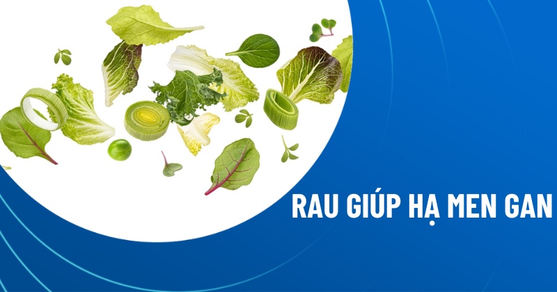 rau giúp hạ men gan