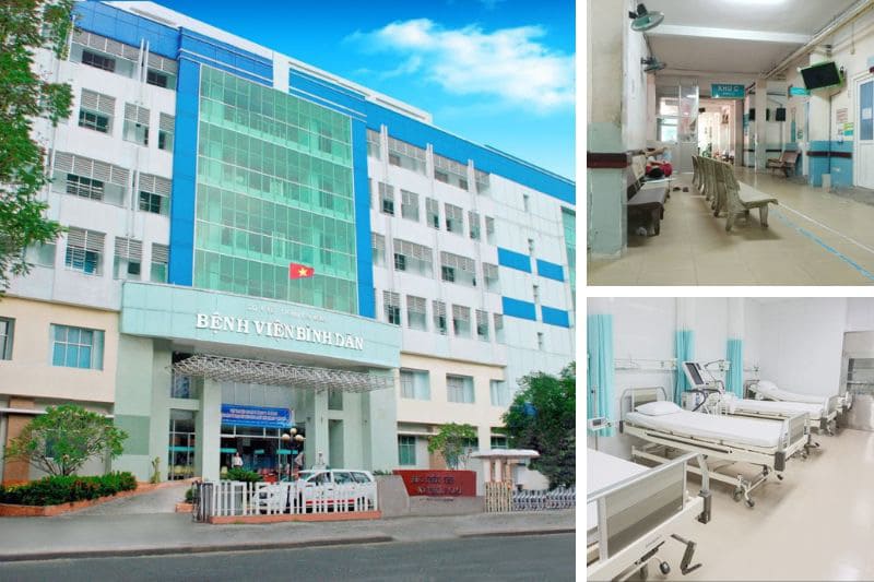 xét nghiệm tại bệnh viện bình dân