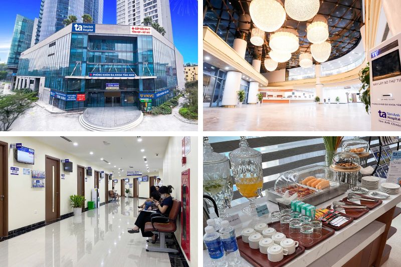 cơ sở vật chất phòng phám đa khoa tâm anh cầu giấy