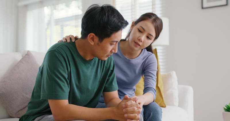 cởi mở chia sẻ với bạn đời