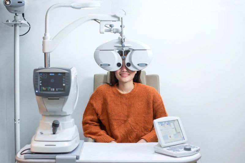 Đo thị lực xác định độ loạn để cắt kính chính xác