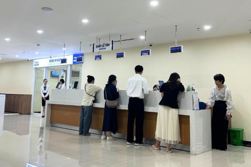 Không gian khám chữa bệnh tại Phòng khám Đa khoa Tâm Anh Cầu Giấy sạch sẽ, an toàn và tiện nghi