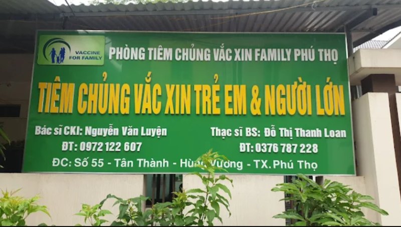 phòng tiêm chủng family phú thọ