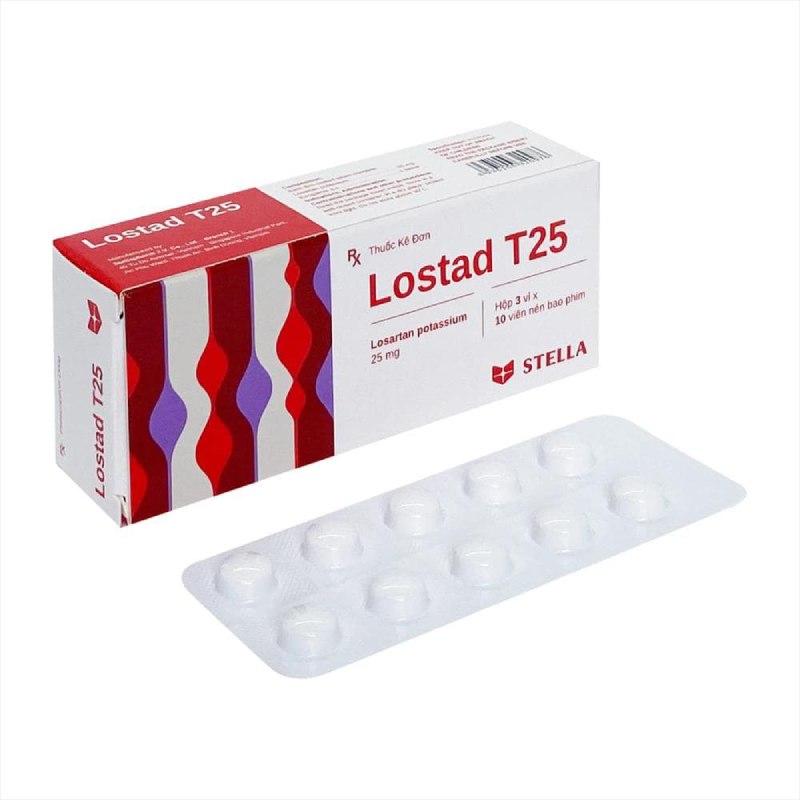 hộp thuốc lostad 25mg