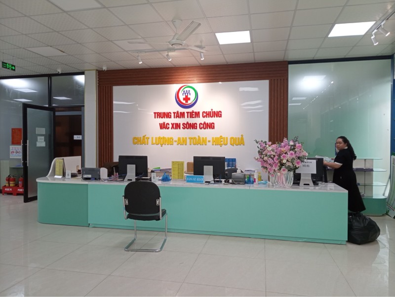 trung tâm tiêm chủng sông công