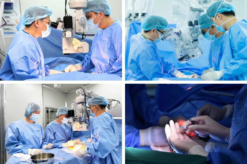 bác sĩ phẫu thuật tại bệnh viện tâm anh