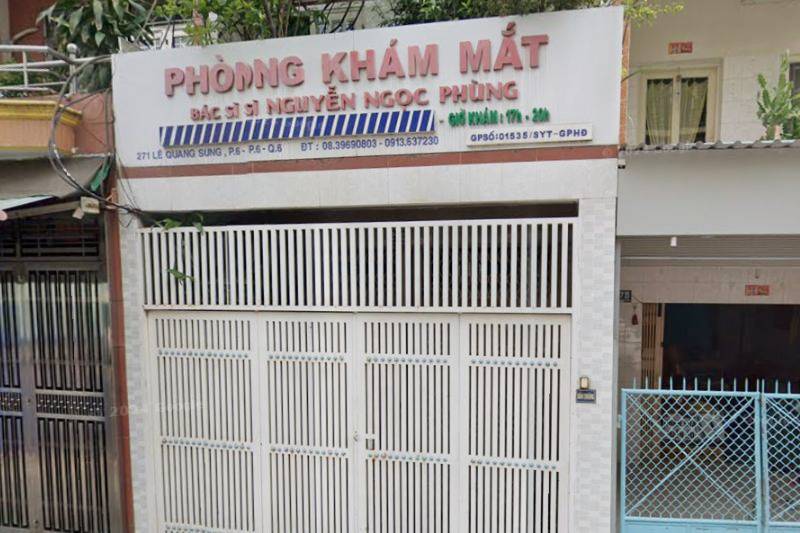 phòng khám mắt bác sĩ nguyễn ngọc phùng quận 6