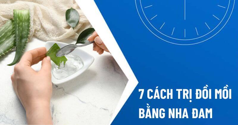 trị đồi mồi bằng nha đam