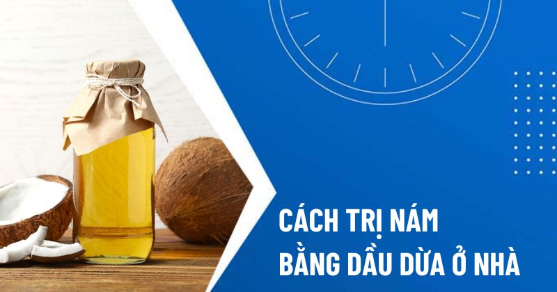 trị nám bằng dầu dừa