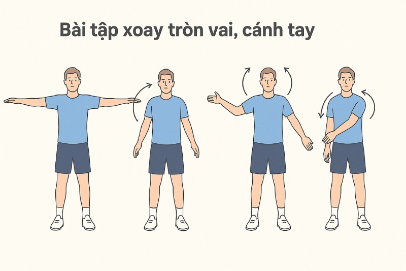 Bài tập xoay tròn vai và cánh tay