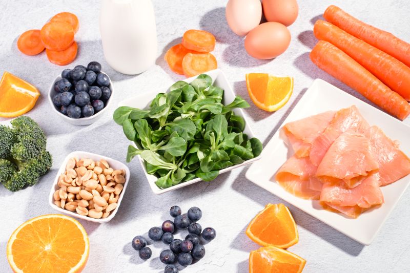 bổ sung thực phẩm giàu vitamin