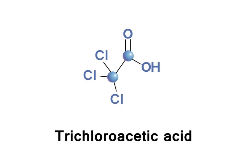 chấm axit trichloroacetic