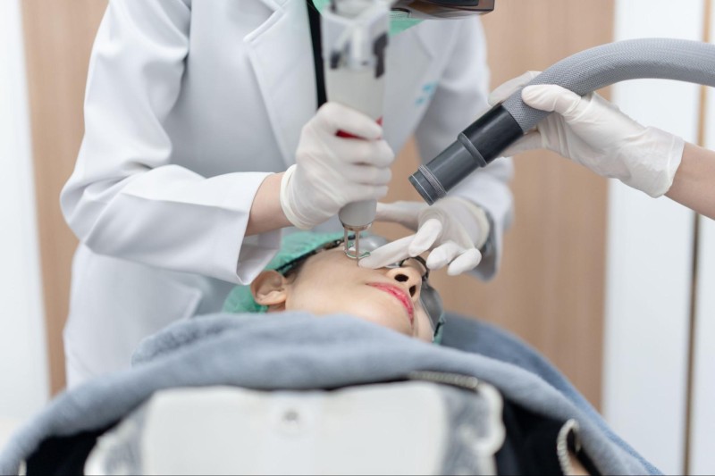 laser pico cải thiện tăng sắc tố da sau lăn kim