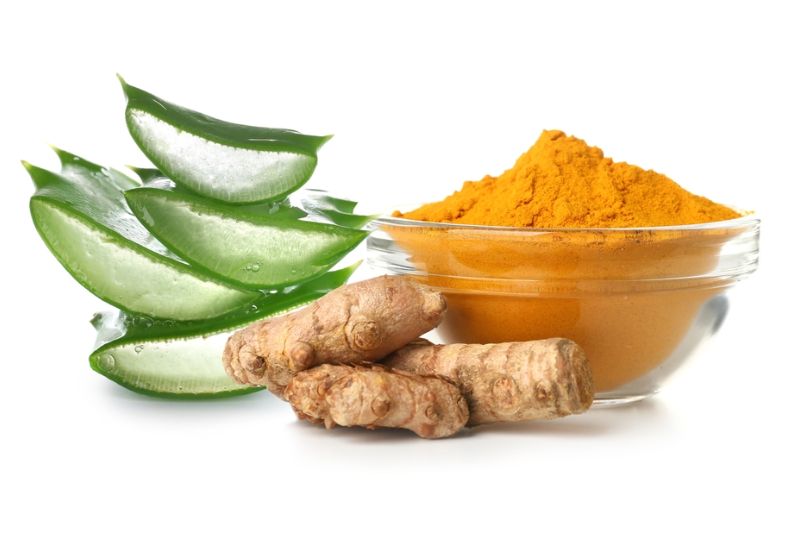 trị sắc tố da nha đam và nghệ tươi