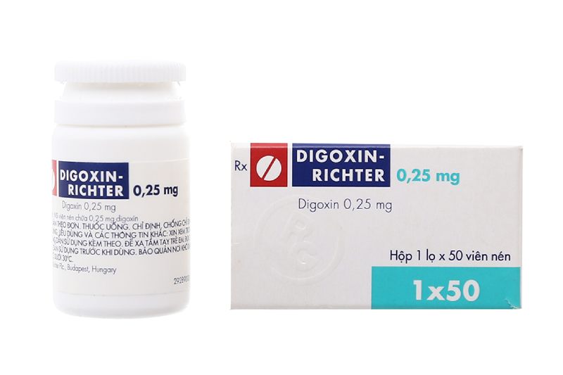 hộp thuốc digoxin-richter
