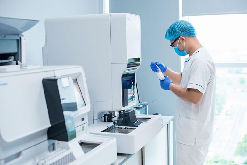 hệ thống máy xét nghiệm hiện đại