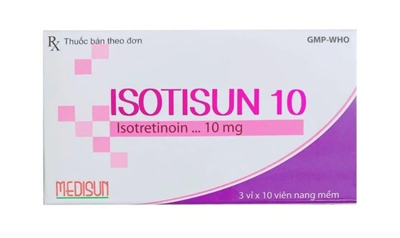 thuốc trị mụn isotisun 10
