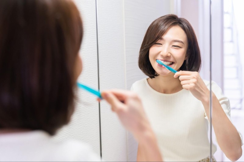 vệ sinh răng miệng sạch sẽ